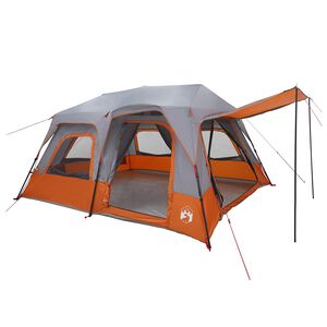 vidaXL Sofort Zelt 8 Personen Grau und Orange