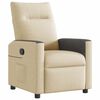 vidaXL Relaxsessel Creme Stoff