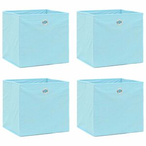 vidaXL Aufbewahrungsboxen 4 Stk. Vliesstoff 28x28x28 cm Babyblau