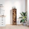 vidaXL Highboard Räuchereiche 29,5x34x119,5 cm Holzwerkstoff