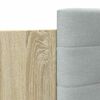vidaXL Bettgestell mit Kopfteil Sonoma-Eiche 140x190 cm Holzwerkstoff