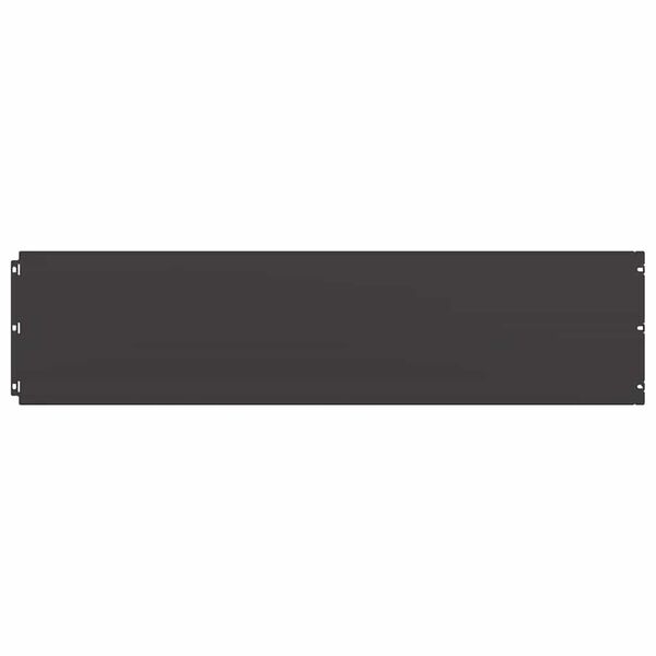 vidaXL Rasenkanten 20 Stk. Schwarz 25x103 cm Kaltgewalzter Stahl