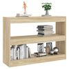 vidaXL Bücherregal/Raumteiler Sonoma-Eiche 100x30x72 cm