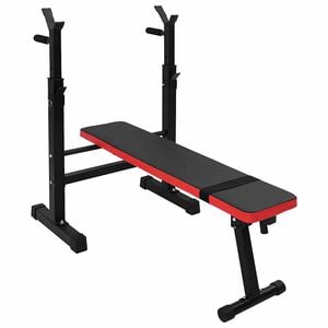 VidaXL Hantelbank Schwarz 126,5 x 67 x 111 cm