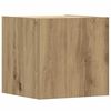 vidaXL 6-tlg. TV-Schrank-Set Wandmontage Artisan-Eiche Holzwerkstoff