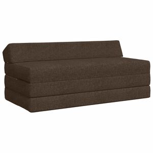 vidaXL Klappsofa Bett Taupe 120 x 60 x 49 cm Stoff