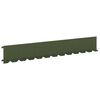 vidaXL Raseneinfassung 30 stk. 102 x 15 x 4 cm Stahl Olivgr&uuml;n