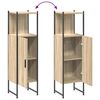 vidaXL Badezimmer Schrank Beige 33 x 33 x 120.5 cm Holzwerkstoff