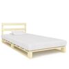 vidaXL Palettenbett Massivholz Kiefer 100&times;200 cm