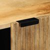vidaXL Sideboard Braun 90x33x75 cm Massivholz Mango