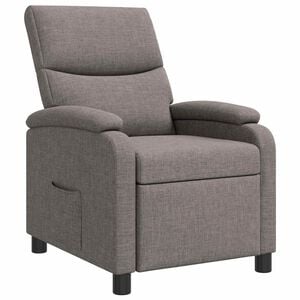 vidaXL Liegesessel Taupe Stoff
