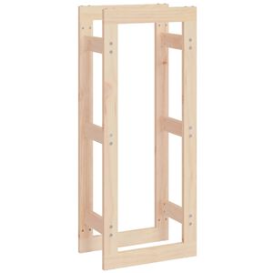vidaXL Kaminholzregal 41x25x100 cm Massivholz Kiefer