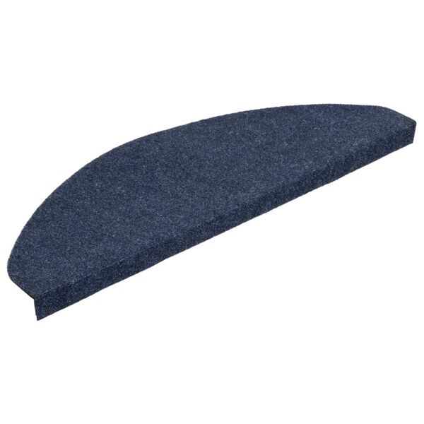 vidaXL Stufenmatten Selbstklebend 15 Stk. 65x22,5x3,5 cm Blau