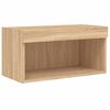 vidaXL TV-Schrank mit LED-Leuchten Sonoma-Eiche 60x30x30 cm