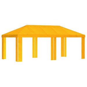 vidaXL Gazebo Abdeckung 6 x 3 m Gelb Polyester 190