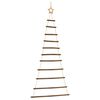 vidaXL H&auml;ngender Weihnachtsbaum mit Sternspitze 74x150 cm Naturzweig