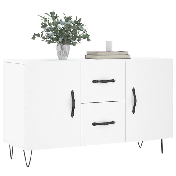 vidaXL Sideboard Weiß 100x36x60 cm Holzwerkstoff
