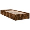 vidaXL Bettgestell R&auml;uchereiche 90x200 cm Holzwerkstoff