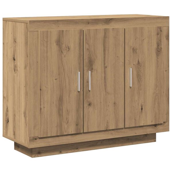 vidaXL Sideboard Artisan-Eiche 92x35x75 cm Holzwerkstoff