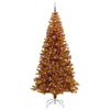 vidaXL Weihnachtsbaum mit 300 LEDs mit St&auml;nder Gold 240 cm PET