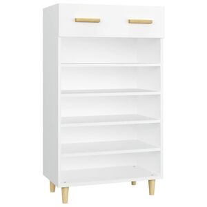 vidaXL Schuhschrank Wei&szlig; 60x35x105 cm Holzwerkstoff