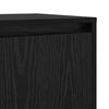 vidaXL Sideboard 2 pcs Schwarz Eichen-Optik 70 x 41 x 75 cm