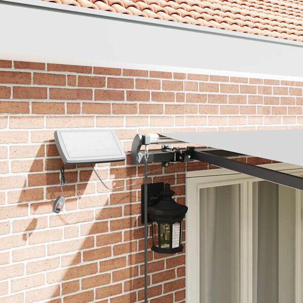 vidaXL Markisenrahmen Anthrazit 500 x 350 cm Aluminium