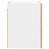 vidaXL H&auml;ngeschrank mit Speicher Sonoma-Eiche und Wei&szlig; 40 x 31 x 40 cm