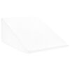 vidaXL Beinkissen Uni Wei&szlig; 60 x 50 x 30 cm Viscoschaum