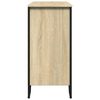 vidaXL Sideboard Sonoma-Eiche 91x35,5x74,5 cm Holzwerkstoff