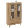 vidaXL Highboard mit Schubladen Artisan-Eiche 69,5 x 31 x 115 cm