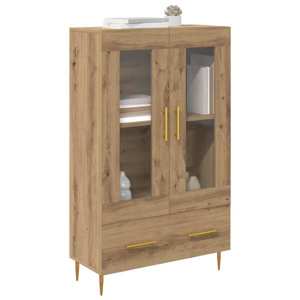 vidaXL Highboard mit Schubladen Artisan-Eiche 69,5 x 31 x 115 cm