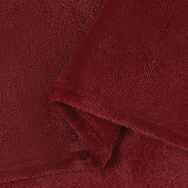 vidaXL Wohndecken 6 St&uuml;ck Bordeauxrot 130 x 150 cm Fleece