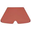 vidaXL Ersatzdach für Hollywoodschaukel Terracotta 150/130x105/70 cm