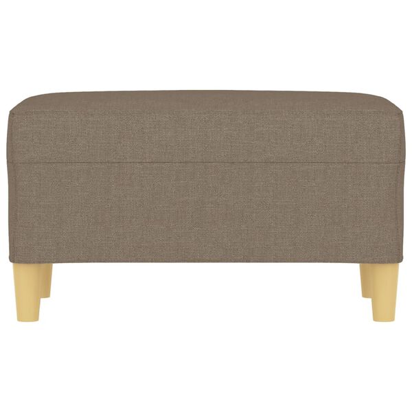vidaXL Sitzbank Taupe 70x35x41 cm Stoff
