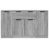 vidaXL Sideboards 3 Stk. Grau Sonoma Holzwerkstoff
