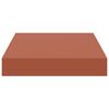 vidaXL Wandregal Wandmontiert 2 pcs Rot 23 x 23,5 x 4 cm Holzwerkstoff
