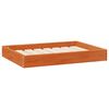 vidaXL Hundebett Wachsbraun 72 x 54 x 9 cm Massivholz Kiefer