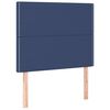vidaXL Boxspringbett mit Matratze Blau 120x200 cm Stoff
