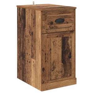 vidaXL Seitenschrank Altholz 40 x 50 x 75 cm Holzwerkstoff