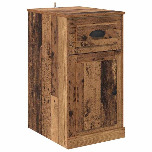 vidaXL Seitenschrank Altholz 40 x 50 x 75 cm Holzwerkstoff