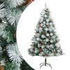 vidaXL K&uuml;nstlicher Weihnachtsbaum Klappbar mit Zapfen & Beeren 240 cm