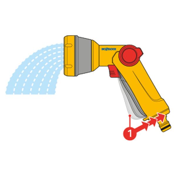 Hozelock Gartenbrause mit Starter-Set Multi Spray