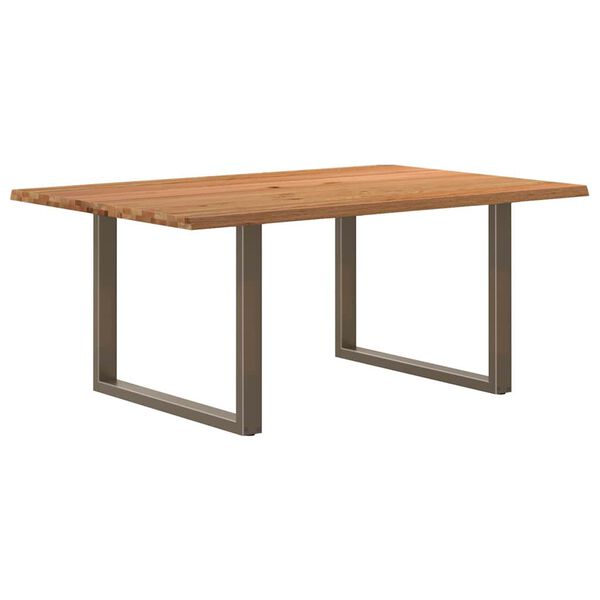 vidaXL Esstisch Hellbraun 180x120x74 cm Massivholz Eiche Rechteckig