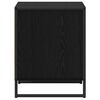 vidaXL Nachttisch Schwarz Eichen-Optik 50 x 39,5 x 50 cm Holzwerkstoff
