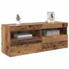 vidaXL TV-Wandschrank Altholz 100 x 30 x 40 cm Holzwerkstoff