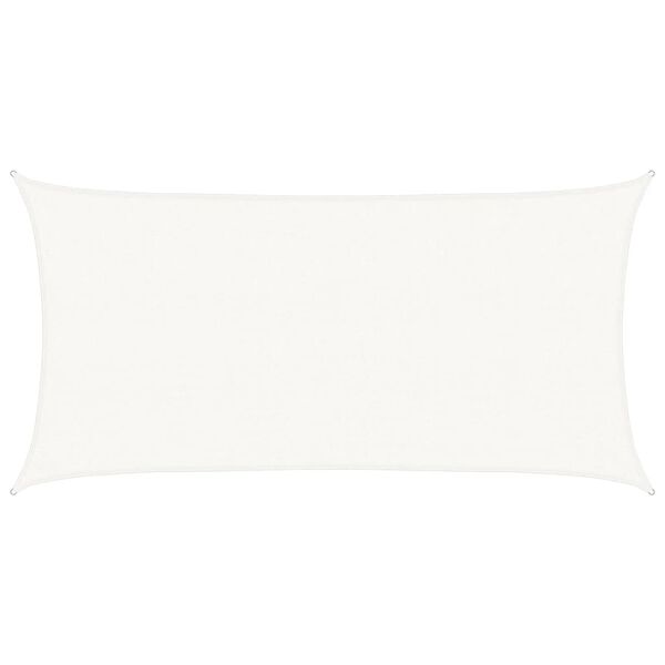 vidaXL Sonnensegel 160 g/m&sup2; Wei&szlig; 2x3,5 m HDPE