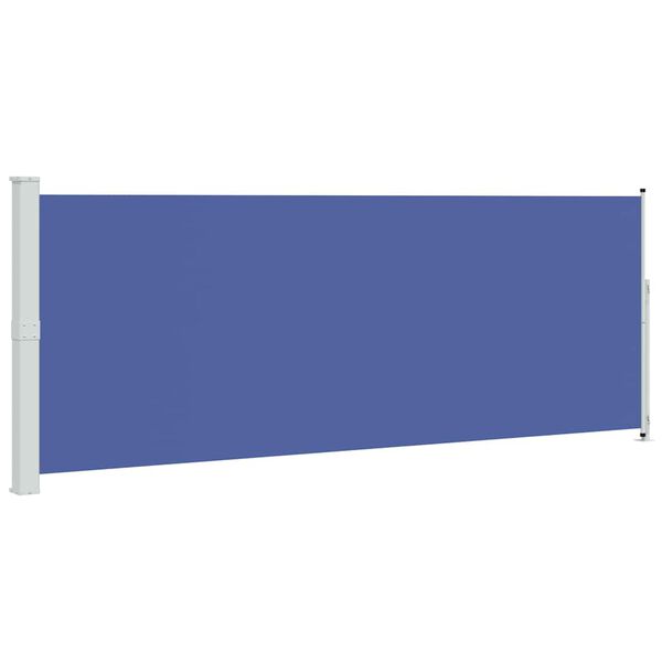 vidaXL Seitenmarkise Ausziehbar 180x500 cm Blau