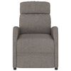 vidaXL Relaxsessel Taupe Stoff