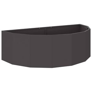 vidaXL Pflanzk&uuml;bel Schwarz 120 x 60 x 35 cm Stahl